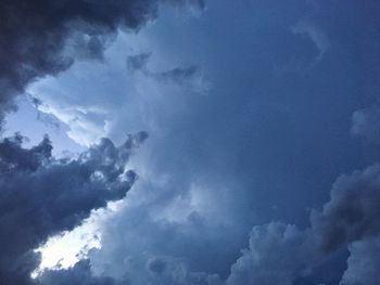 Low angle view of sky