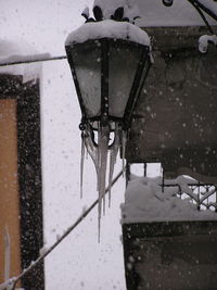 View of snow covered landscape