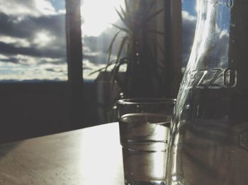 Close-up of drink on table