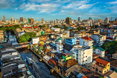 Bangkok aerial view, thailand