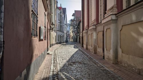 Street amidst buildings in city