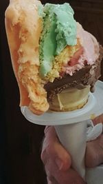 Close-up of ice cream