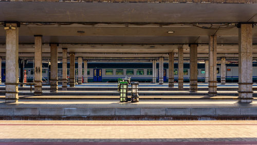 View of railroad station