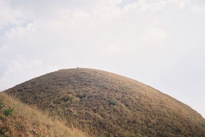 Scenic view of mountain against sky