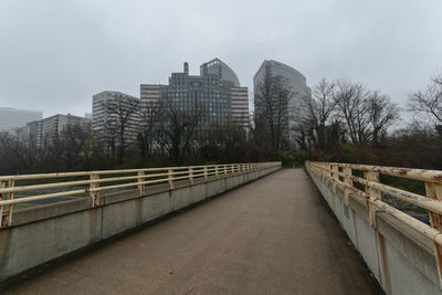 View of skyscrapers in city