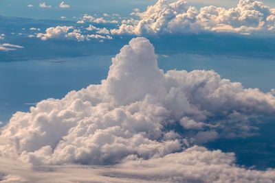 Low angle view of clouds in sky