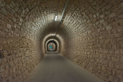 Illuminated tunnel