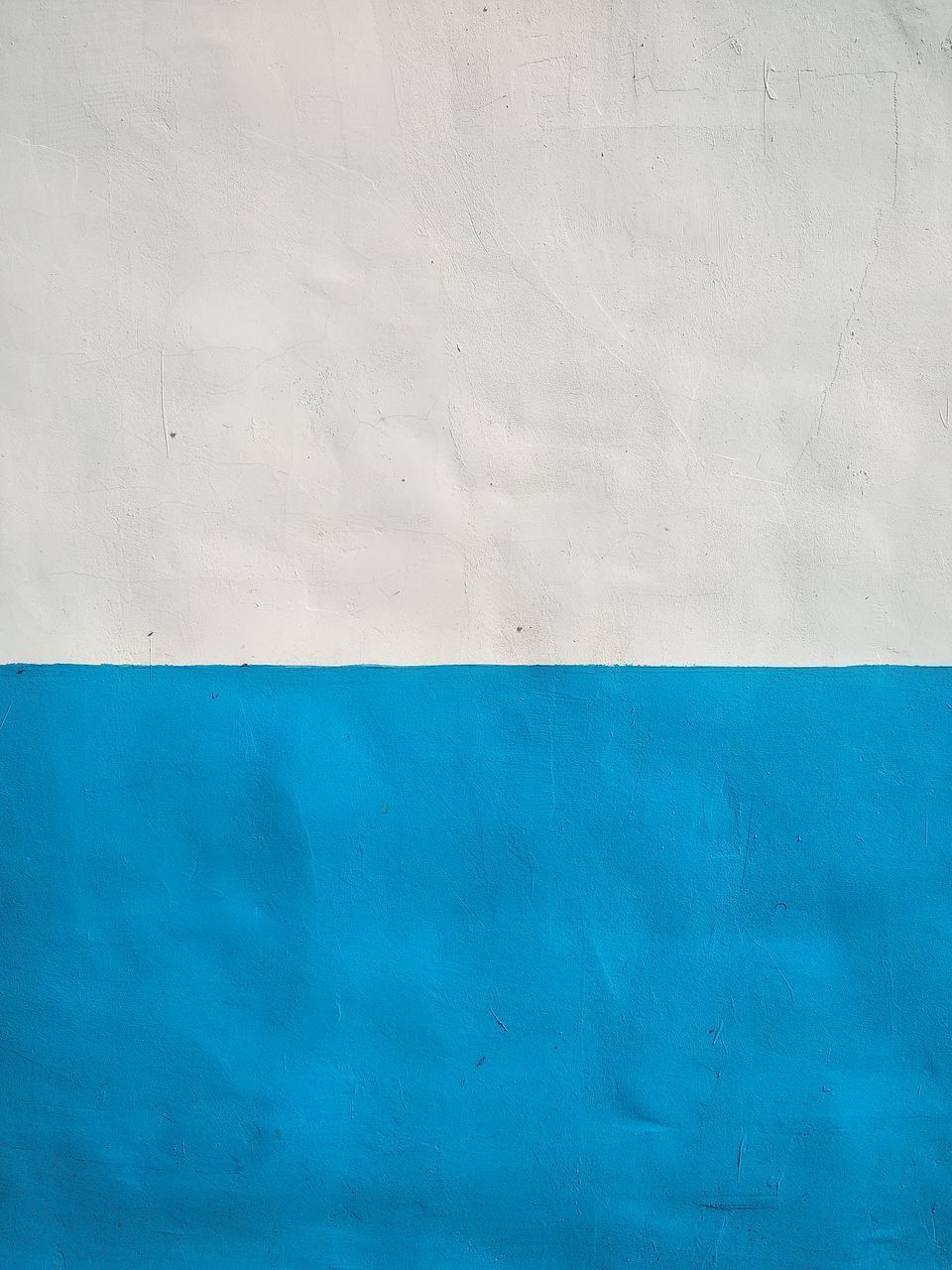 CLOSE-UP OF BLUE WALL