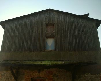 Low angle view of building against sky