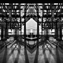 Interior of modern building