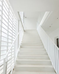 Low angle view of staircase in building