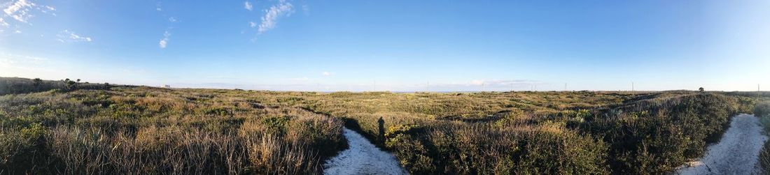 Panoramic view of landscape against sky