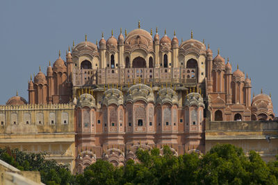 Low angle view of historical building against sky