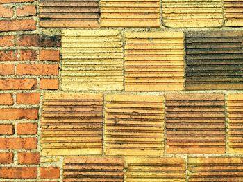 Full frame shot of brick wall