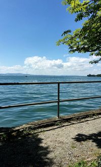 Scenic view of calm sea against sky