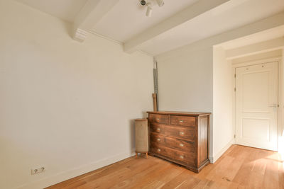 View of drawer in empty room