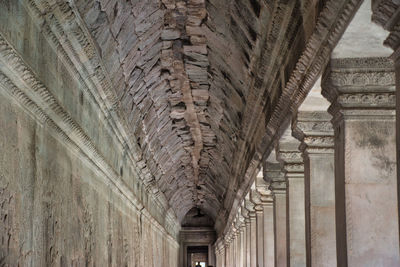 Low angle view of historical building