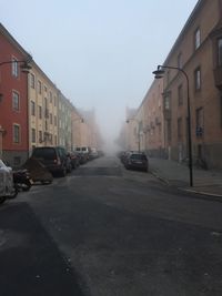 View of city street