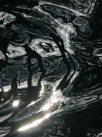 Close-up of rippled water