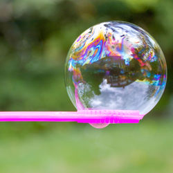 Close-up of bubble bubbles