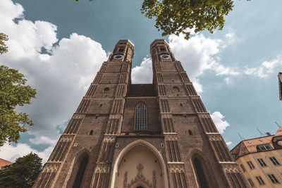 Low angle view of building against sky