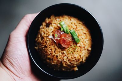 Close-up of served food