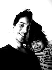 Portrait of happy friends