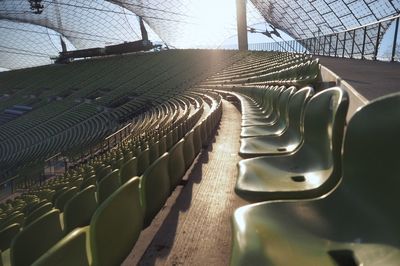 Empty seats of munich stadium