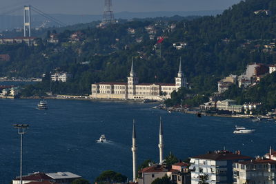 View of the bosphorus from above
