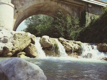 Rocks in water