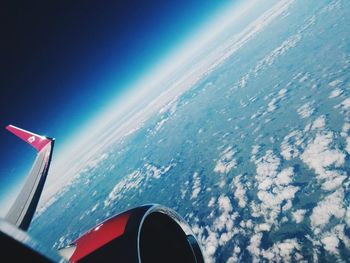 Aerial view of landscape against sky