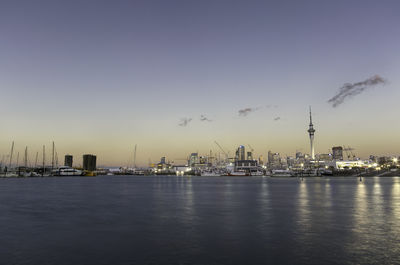 View of city at waterfront