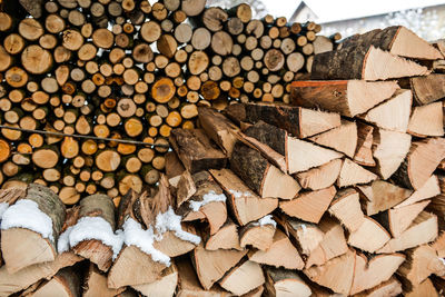 Stack of firewood