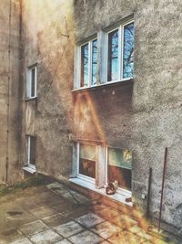 View of old building