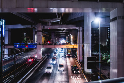 Train at night