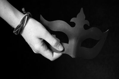 Close-up of human hand