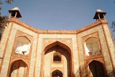 Low angle view of a temple