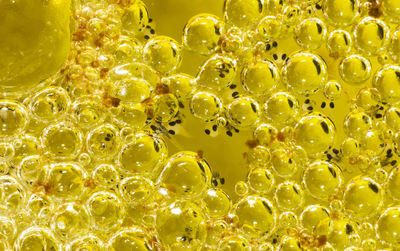 Full frame shot of bubbles