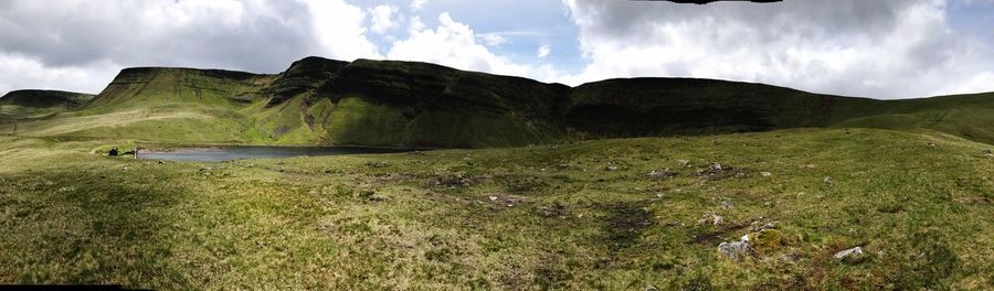 Panoramic view of landscape against sky