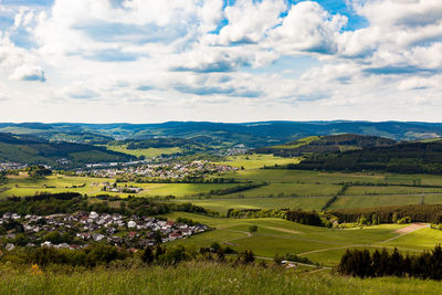 Scenic view of landscape against sky