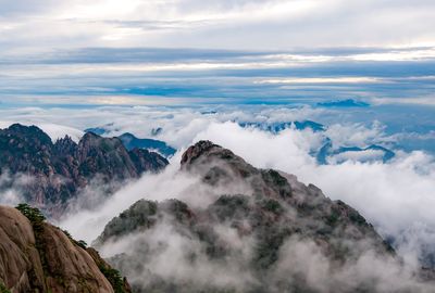 Panoramic view of landscape against sky