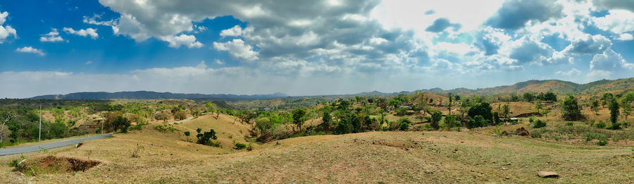 Scenic view of landscape against sky