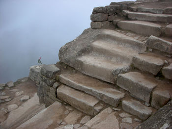 Old ruins of building against sky