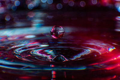 Close-up of water drop