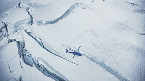 View of snow covered landscape