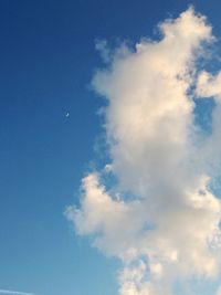 Low angle view of blue sky