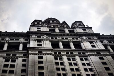 Low angle view of building against sky