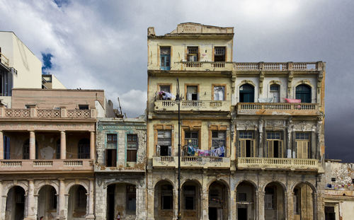 Colonial buildings in havana, cuba