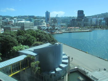 View of cityscape against sky