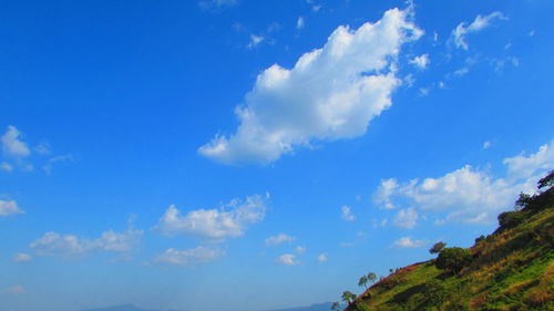 Scenic view of landscape against cloudy sky